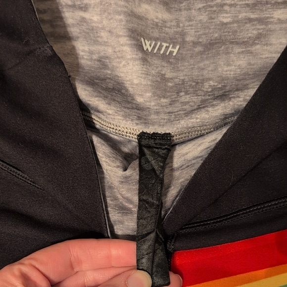 Peloton Colorful Striped Leggings Large - Picture 2 of 6